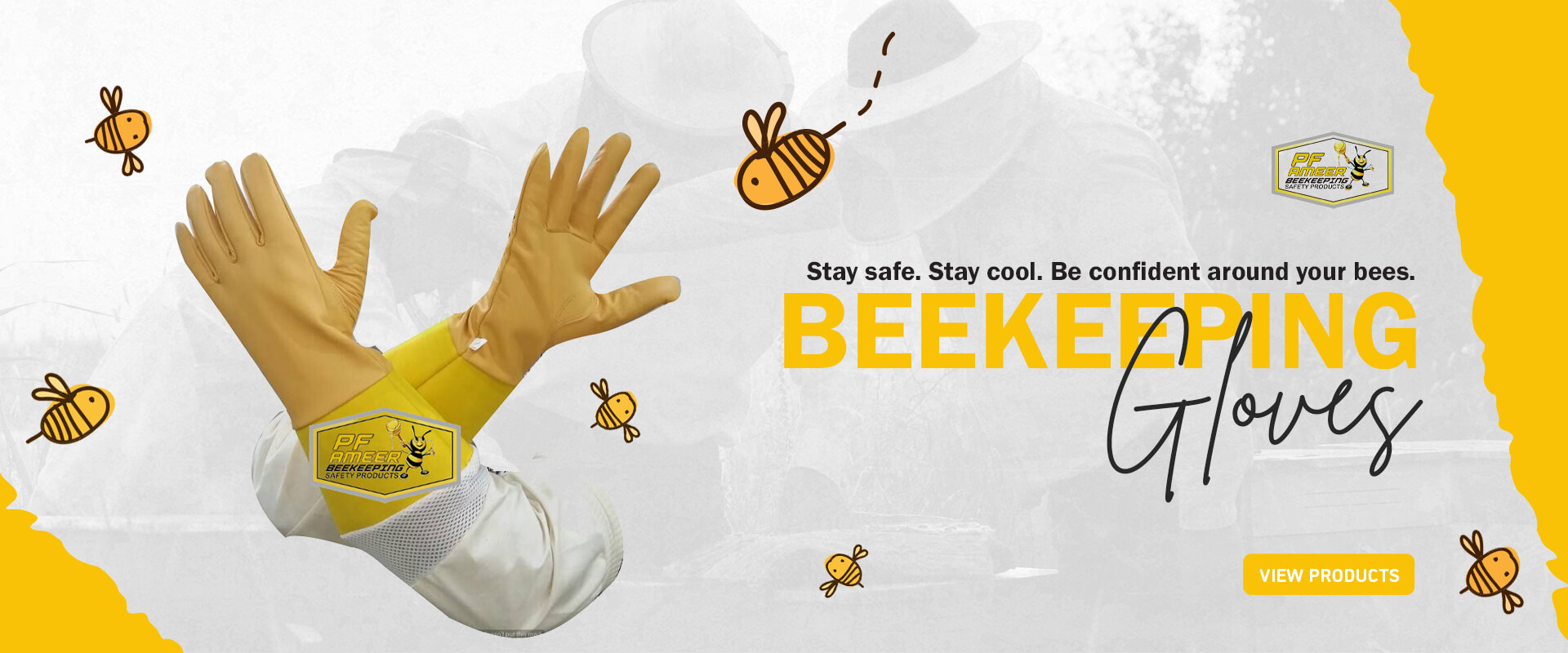 beekeeping gloves
